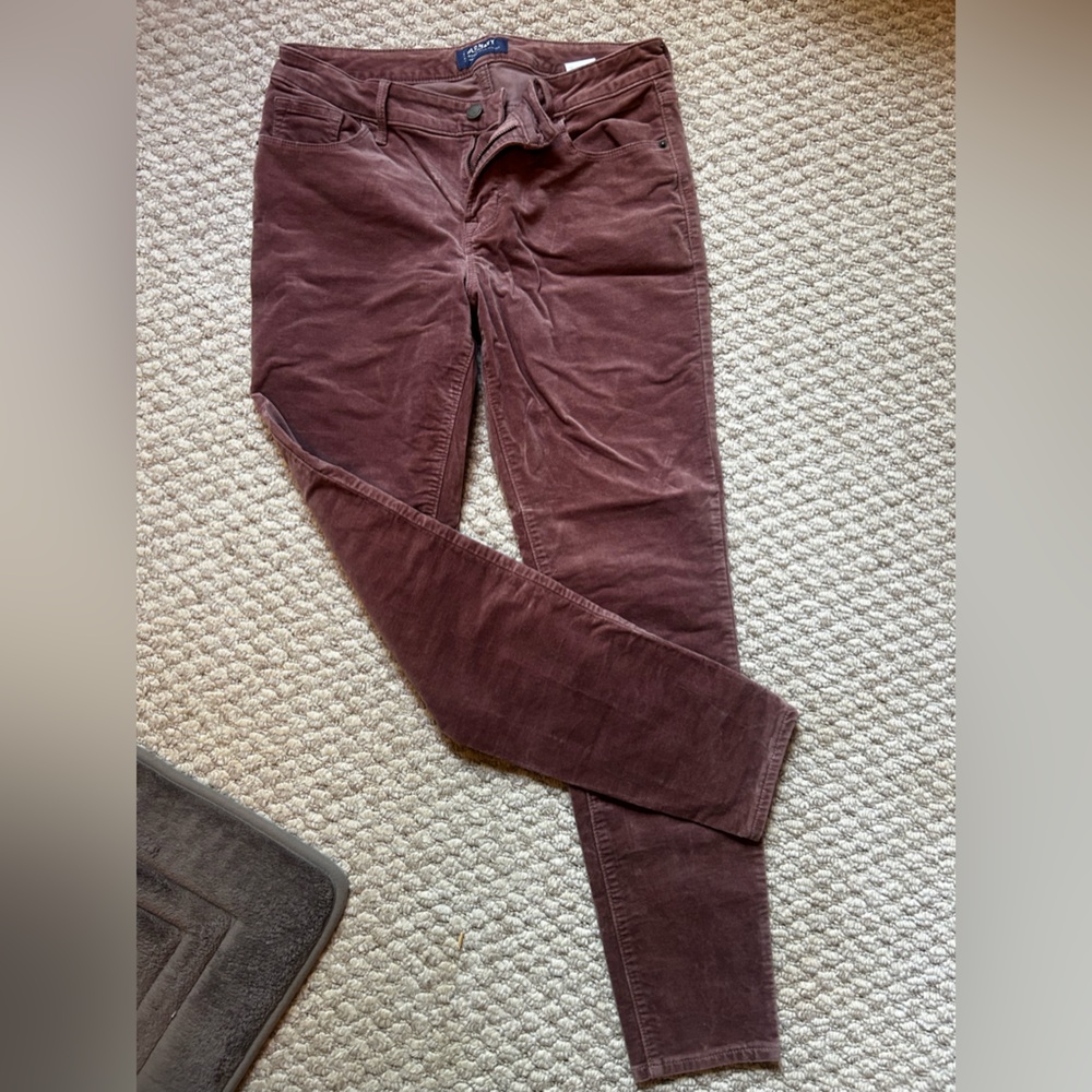 Old navy Rockstar velvet pants